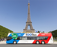 Ingresso de 01 dia no ônibus panorâmico TooT Bus Paris (Hop-on Hop-off)