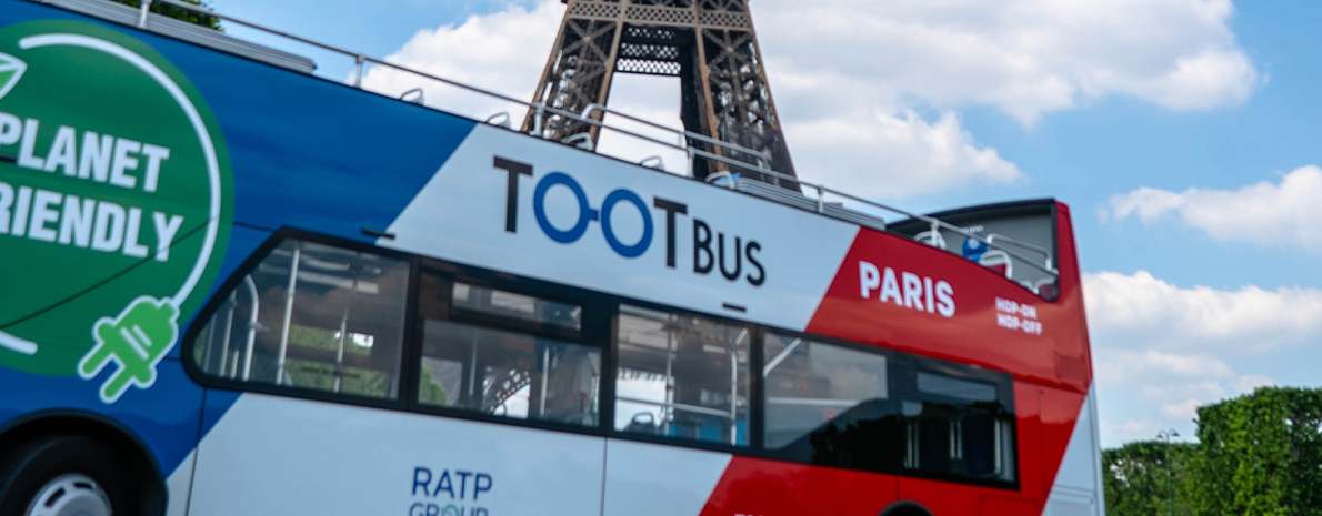 Ingresso de 01 dia no ônibus panorâmico TooT Bus Paris (Hop-on Hop-off)