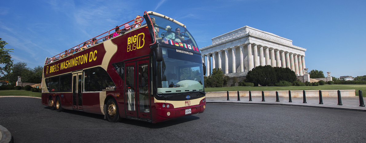 Big Bus Tour - Ingresso Ônibus Panorâmico Explore - 03 dias em Washington	