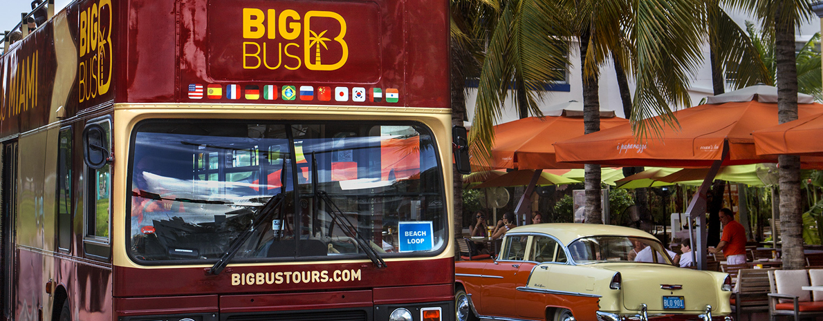 Big Bus Tour - Ingresso Ônibus Panorâmico Discover - 01 dia em Miami