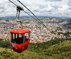 Ticket to the Poços de Caldas Cable Car