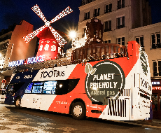 Tootbus - Ingresso de 01 dia em Paris Discovery + By Night - (Ônibus Hop-on Hop-off+ tour By Night)