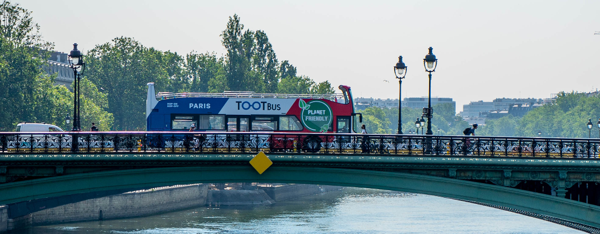 Tootbus - Ingresso de 02 dias Must See Paris - (Ônibus Hop-on Hop-off+ Cruzeiro)