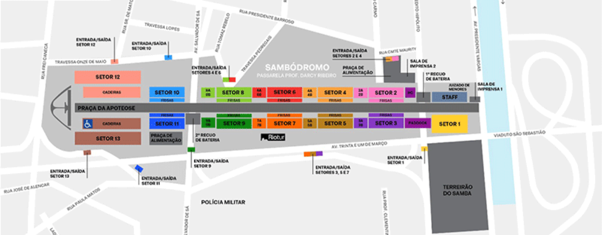 Pacote Carnaval 2025 (Desfile do Grupo Especial) - Transporte + Ingresso + Kit Folião (Setor 09 - 03/03/2025)