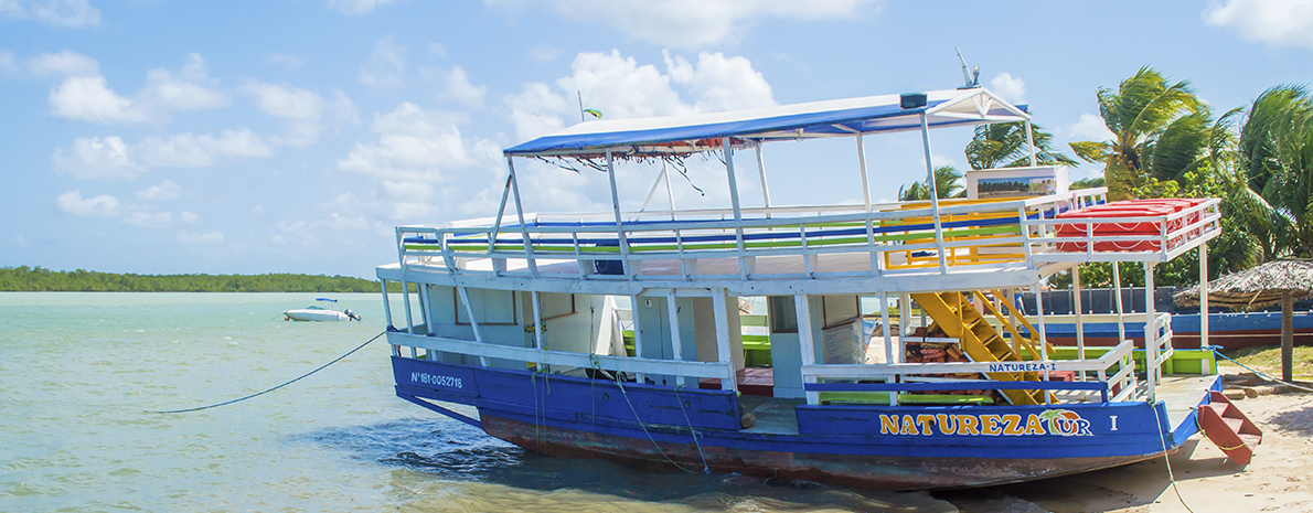 Passeio a Praia de Cunhaú com passeio de barco