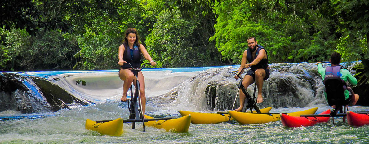 Passeio de Bike Boat - com transfer de hotéis em Bonito