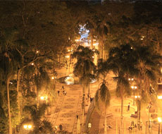 Night tour of Curitiba