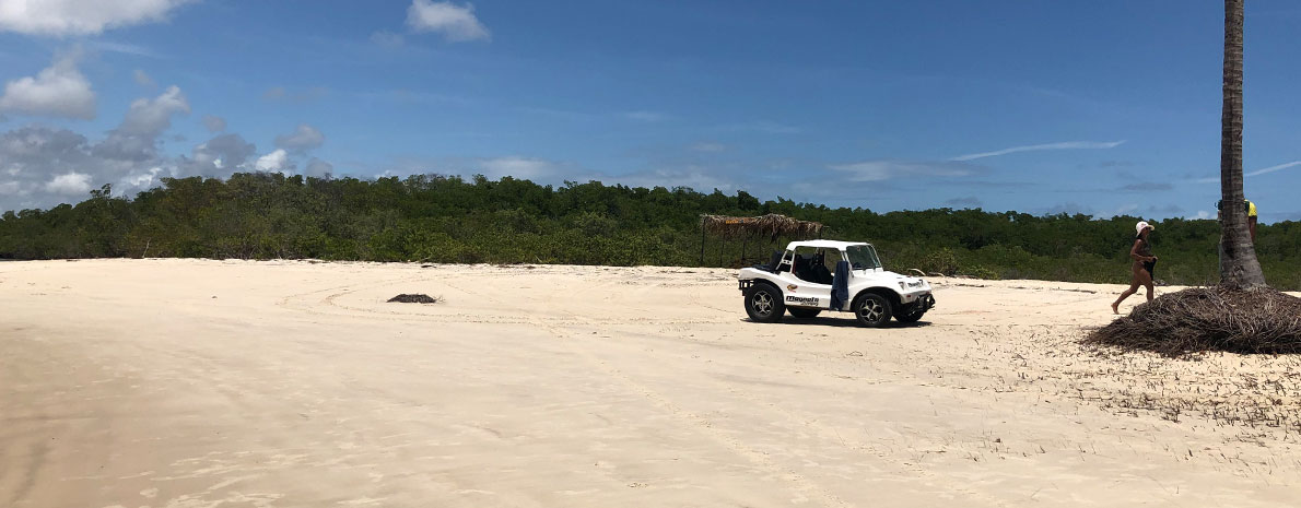 Passeio a Praia do Saco + Lagoa dos Tambaquis - saída dos hotéis da orla de Aracaju