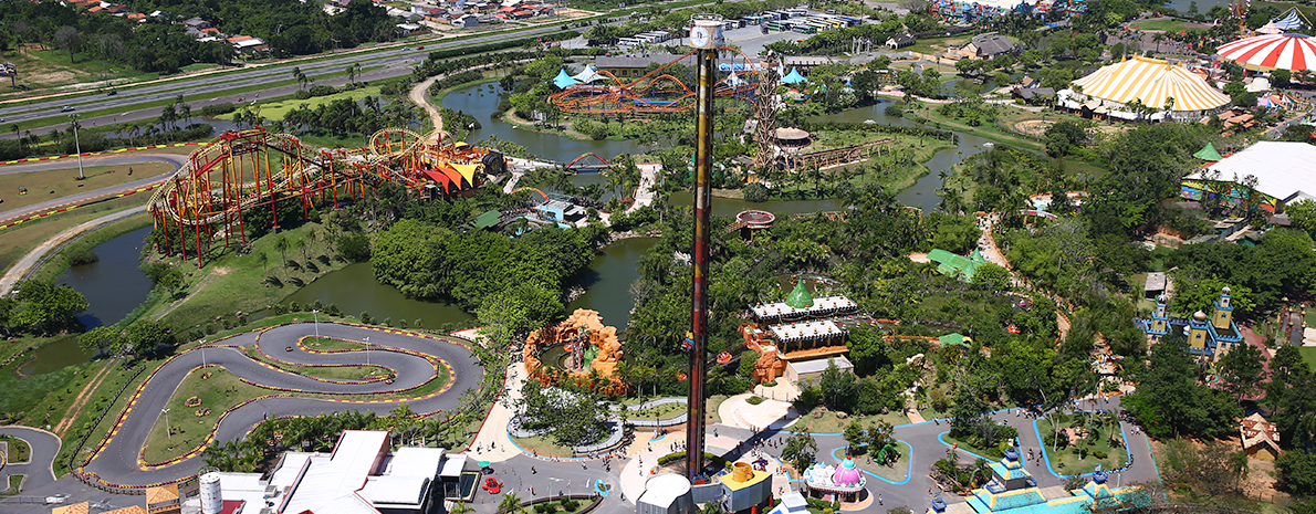 Beto Carrero World (sem ingresso) - Saída de Hotéis em Florianópolis - Privativo