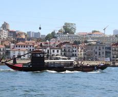 Cruzeiro das 6 pontes no Rio Douro