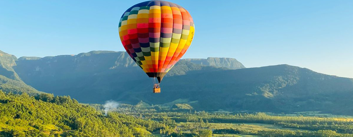 Passeio de Balão Cambará do Sul - Saída de Gramado