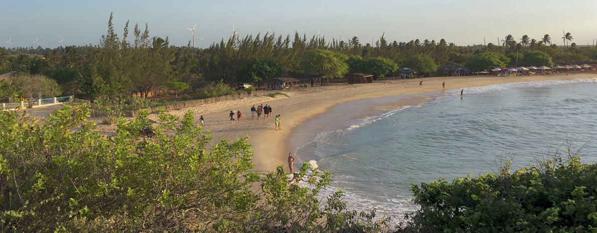 Praia de São Miguel do Gostoso com Jardineira para o Entardecer