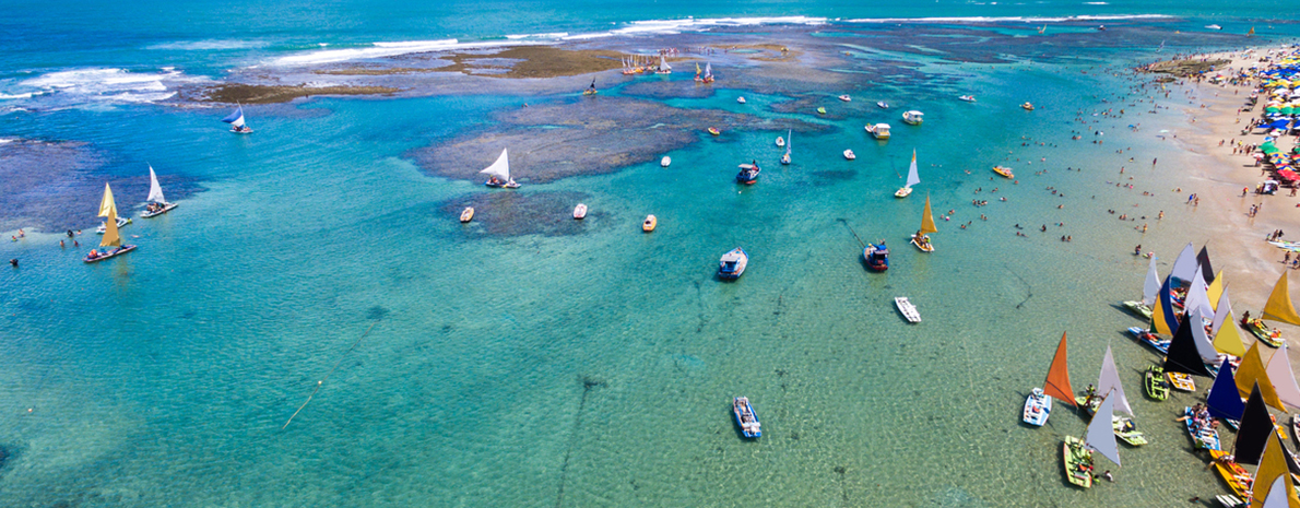 Passeio para Porto de Galinhas - Saídas de Boa Viagem e Piedade