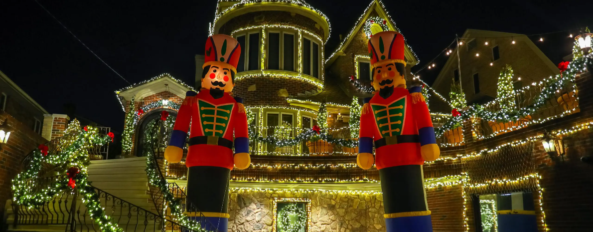 Passeio a Dyker Heights a mais bela decoração Natal - Saída de Nova York