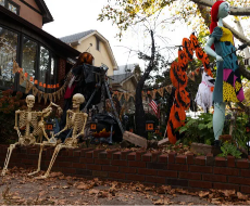 Passeio a Dyker Heights as melhores decorações de Halloween - Saída de Nova York