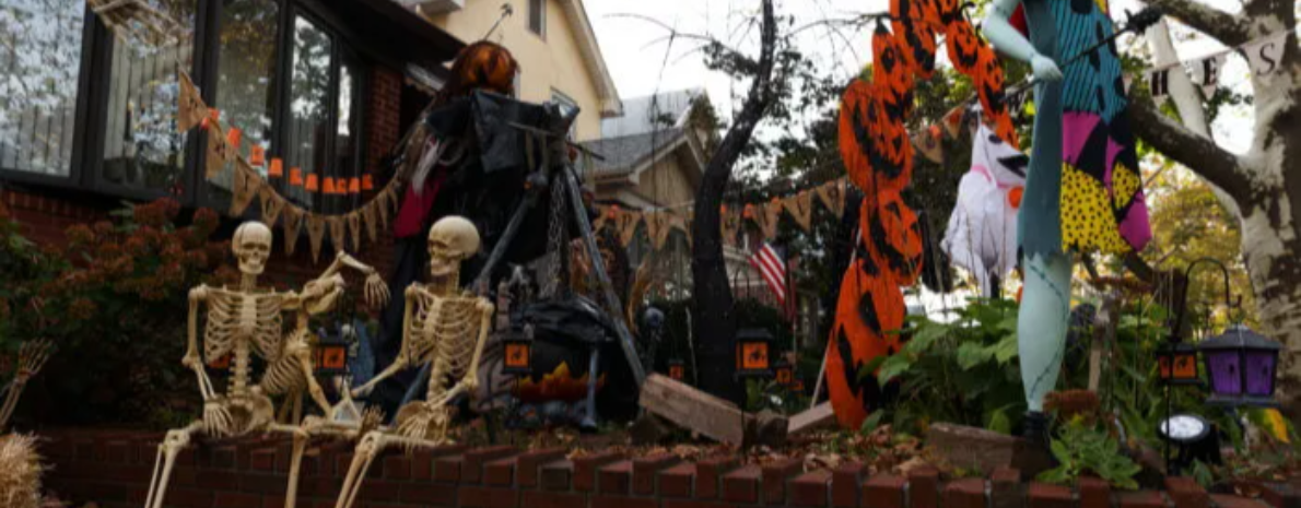 Passeio a Dyker Heights as melhores decorações de Halloween - Saída de Nova York