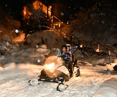 La Cueva - Passeio noturno de quadriciclo na neve com jantar