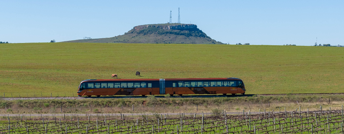 Trem do Pampa - Período da Tarde - saída de Sant´Ana do Livramento