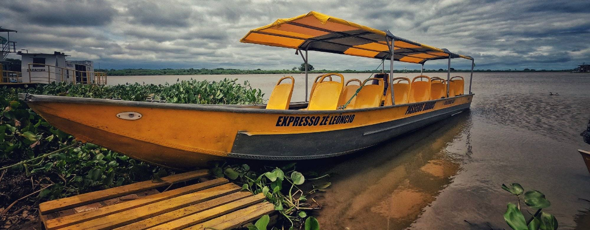 Passeio ao pôr do sol no Pantanal